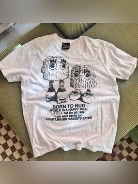 Vintage-like Born to Nug Graphic Tee